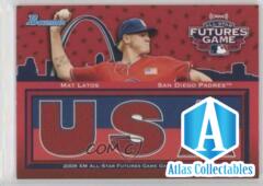 2010 Bowman Future's Game Triple Relics /99 Mat Latos #FG-ML